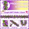 50 Ft Mardi Gras Glitter Tinsel Garland – Green, Gold & Purple Metallic Streamers with Mask Pattern, Glitter Hanging Decoration for Carnival Parade, Car, Indoor & Outdoor Party Décor